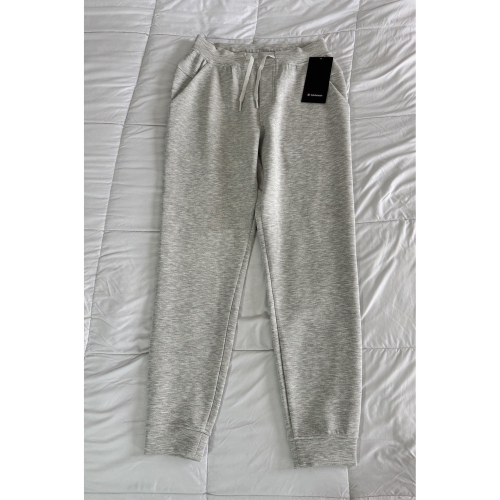 New Lululemon Smooth Spacer Jogger Regular Size Small Heathered Light Gray $128